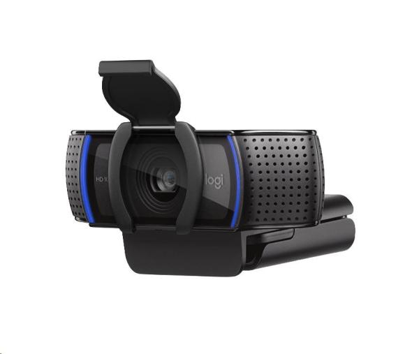 Logitech HD Webcam C920S,  kamera vrátane. čiapky2