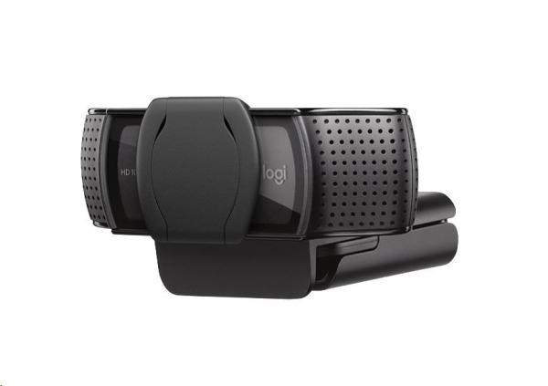 Logitech HD Webcam C920S,  kamera vrátane. čiapky0