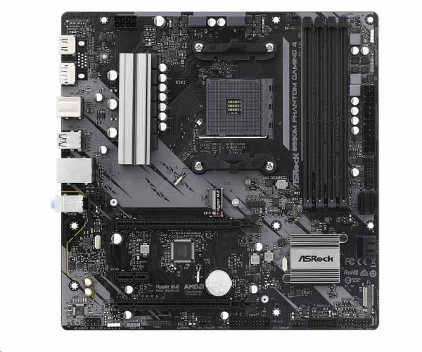 ASRock MB Sc AM4 B550M PHANTOM GAMING 4,  AMD B550,  4xDDR4,  1xDP,  1xHDMI,  mATX2