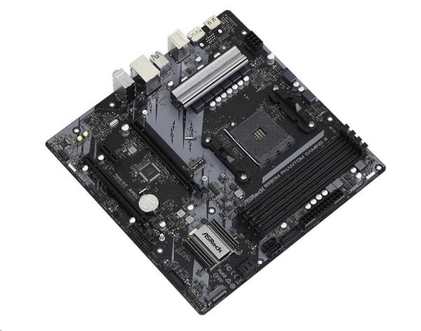 ASRock MB Sc AM4 B550M PHANTOM GAMING 4,  AMD B550,  4xDDR4,  1xDP,  1xHDMI,  mATX3