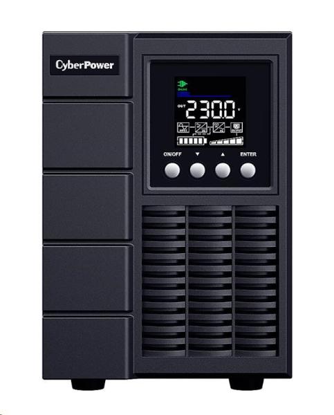 CyberPower Main Stream OnLine S UPS 1500VA/ 1350W,  Tower,  IEC C13 (2),  SCHUKO (2)