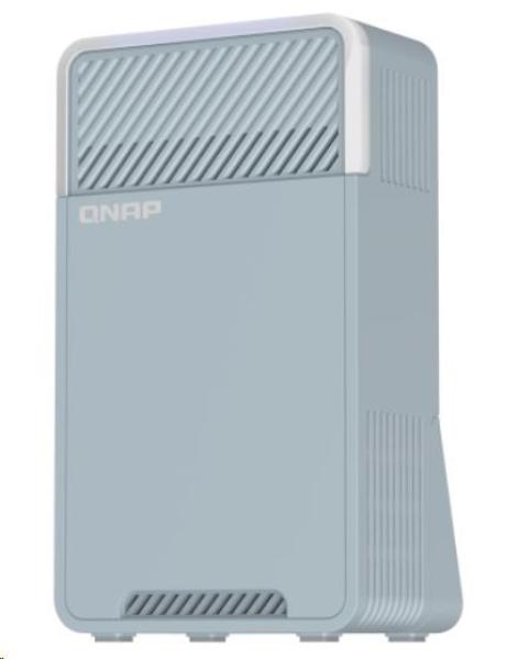 QNAP trojpásmový Wi-Fi SD-WAN Mesh router QMiro-201W (2xGbE / 1xUSB 3.2 / Bluetooth / 4 int. antény)1