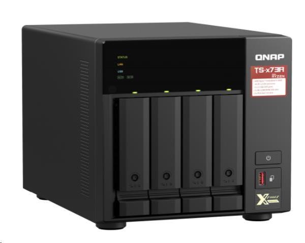 QNAP TS-473A-8G (4C/ Ryzen V1500B/ 2, 2GHz/ 8GBRAM/ 4xSATA/ 2xM.2/ 2x2, 5GbE/ 3xUSB3.2/ 2xPCIe)3