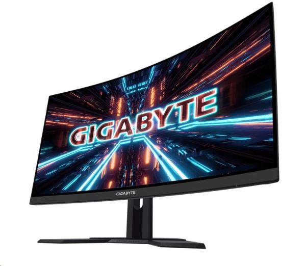 GIGABYTE LCD - 27" herný monitor G27FC A,  1920x1080,  12:M1,  250cd/ m2,  1ms,  2xHDMI,  1xDP,  zakrivenie,  VA 1500R1