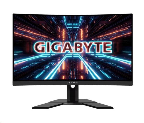 GIGABYTE LCD - 27" herný monitor G27FC A,  1920x1080,  12:M1,  250cd/ m2,  1ms,  2xHDMI,  1xDP,  zakrivenie,  VA 1500R2