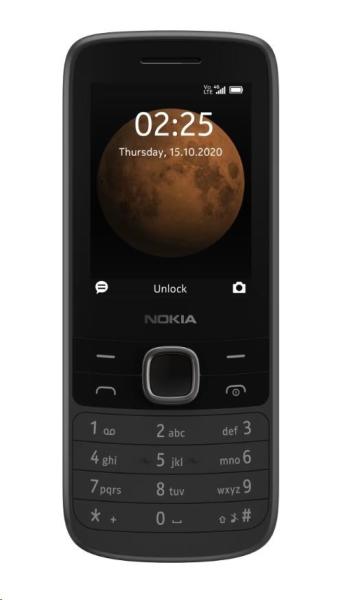 Nokia 225 4G 2020,  Dual SIM,  čierna0