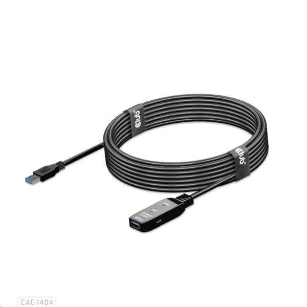 Kábel USB Club3D 3.2 Kábel aktívneho opakovača Gen1 M/ F 28AWG,  5 m2