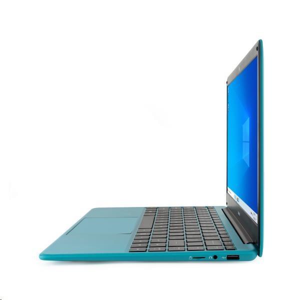 UMAX NB VisionBook 14Wr Turquoise - 14, 1" IPS FHD 1920x1080,  Celeron N4020@1, 1 GHz,  4GB, 64GB,  Intel UHD, W10P,  tyrkysová2