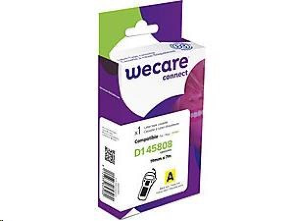 Páska WECARE ARMOR pre DYMO S0720880, čierna/žltá, 19 mm x 7 m