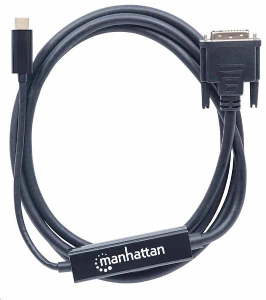 Manhattan kábel USB-C na DVI,  2 m,  čierny4