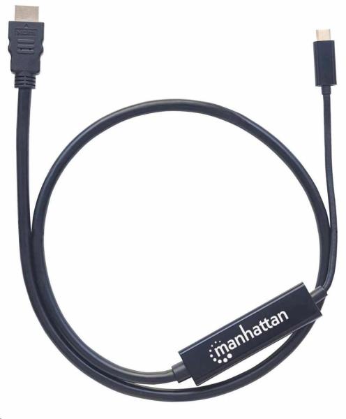 Manhattan kábel USB-C na HDMI,  1 m,  čierny4