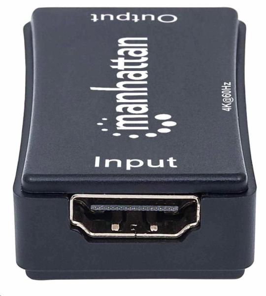 Manhattan HDMI Repeater,  4K HDMI Repeater,  aktívny,  do 40 m,  čierny7