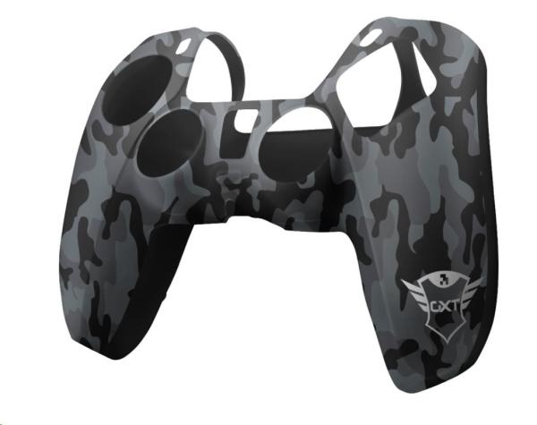 TRUST Obal na ovladač GXT 748 Controller Silicone Sleeve PS5,  black camo2