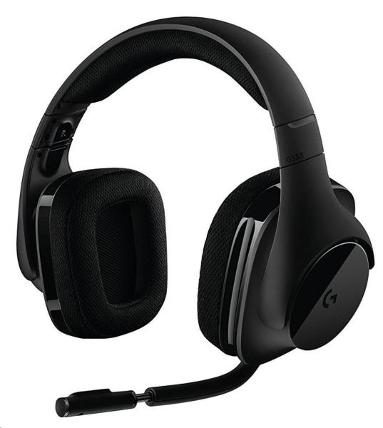 Logitech herní sluchátka G533,  Wireless Gaming Headset