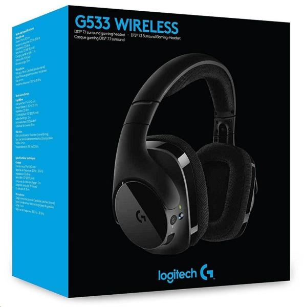 Logitech herní sluchátka G533, Wireless Gaming Headset2