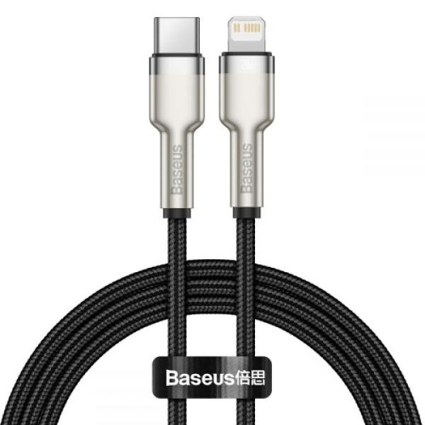 Baseus Cafule Series USB-C na Lightning PD 20W 2m nabíjací/ dátový kábel,  čierny