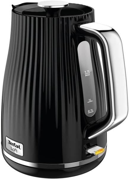 Tefal KO250830 Loft rychlovarná konvice, 2400 W, 1.7 l, kontrolka, automatické vypnutí, černá4