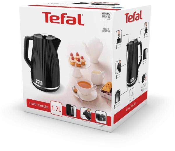 Tefal KO250830 Loft rychlovarná konvice, 2400 W, 1.7 l, kontrolka, automatické vypnutí, černá7