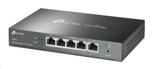 TP-Link ER605 OMADA VPN router (2xGbELAN,  1xGbEWAN,  2xGbELAN/ WAN,  1xUSB2.0)4