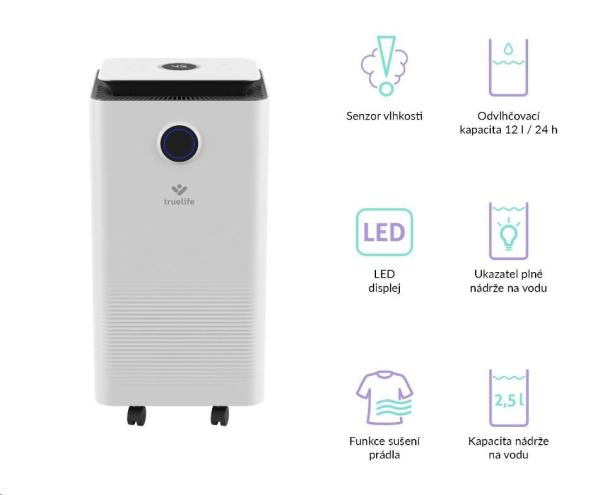 TrueLife AIR Dehumidifier DH5 Touch - odvlhčovač vzduchu3