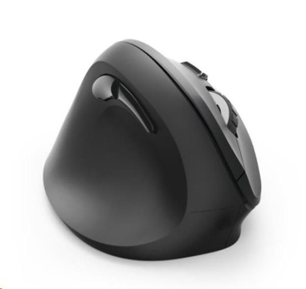 Vertikálna ergonomická bezdrôtová myš Hama EMW-500L,  ľavá,  čierna