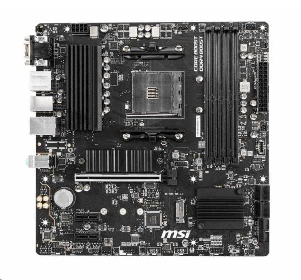 MSI MB Sc AM4 B550M PRO-VDH,  AMD B550,  4xDDR4,  1xDP,  1xHDMI,  1xVGA,  mATX1