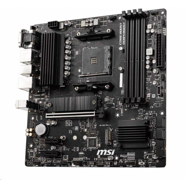 MSI MB Sc AM4 B550M PRO-VDH,  AMD B550,  4xDDR4,  1xDP,  1xHDMI,  1xVGA,  mATX3