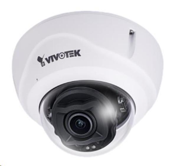 VIVOTEK IP kamera, rozlišení 2560×1920 (5Mpix) až 30sn/s, H.265, motorzoom 2.7-13.5mm (100-30°), DI/DO, Mic., PIR, PoE, 