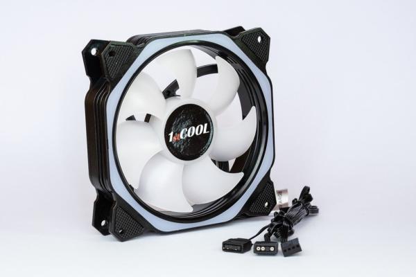1stCOOL Fan KIT AURA EVO 4 ARGB,  3x HEXA2 ventilátor + ARGB ovládač + diaľkové ovládanie1