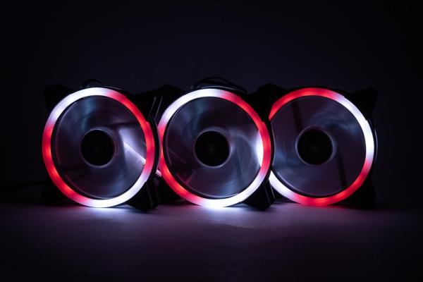 1stCOOL Fan KIT AURA EVO 1 ARGB,  3x Dual Ring fan + ARGB Nano controller1