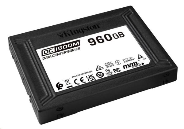 Kingston SSD 960GB SSD Data Centre DC1500M (Mixed Use) Enterprise U.2 podnikové disky SSD NVMe1