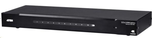 ATEN 10 portový rozdeľovač videa HDMI,  prenos na dlhšie vzdialenosti až do 15 m Ultra HD 4kx2k