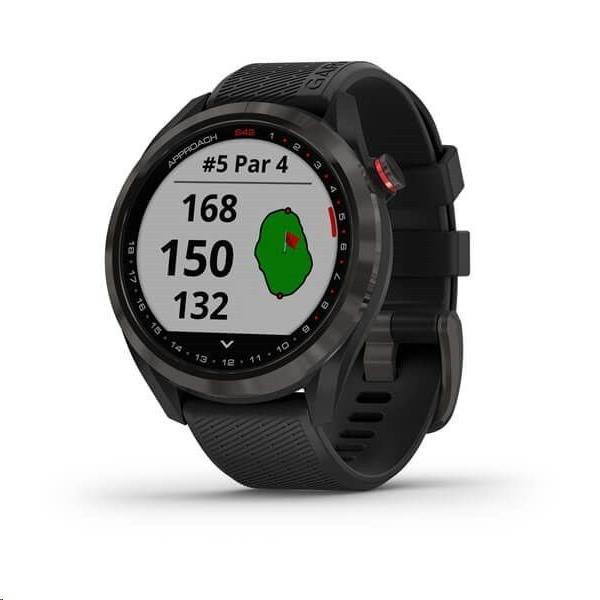 Garmin golfové hodinky Approach S42 Gray/ Black Silicone