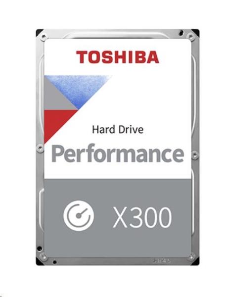 TOSHIBA HDD X300 8TB,  SATA III,  7200 otáčok za minútu,  256 MB cache,  3, 5