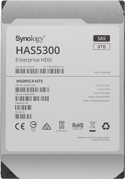 Synology HDD HAS5300-8T (8TB,  SAS 12Gb/ s,  256MiB)