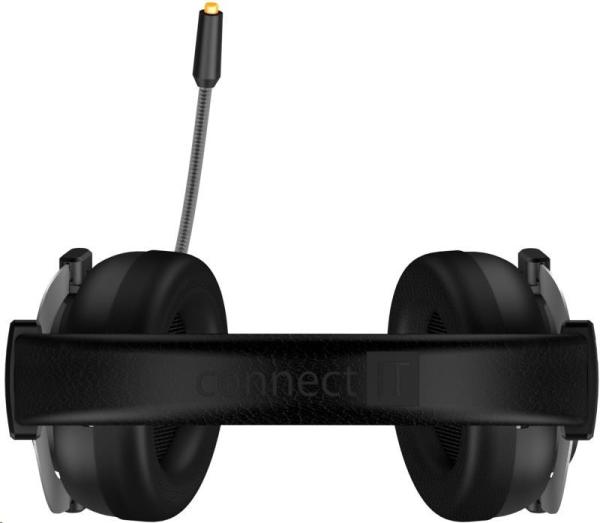 CONNECT IT DOODLE RGB herní sluchátka s mikrofonem, 2xJack+USB, černá3