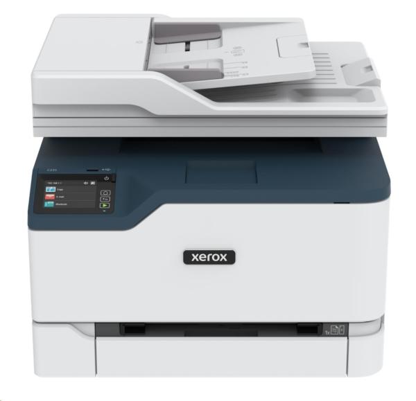 Xerox C235V_DNI,  farebný laser. multifunkcia,  A4,  22 strán za minútu,  obojstranný tlač,  ADF,  WiFi/ USB/ Ethernet,  512 MB 