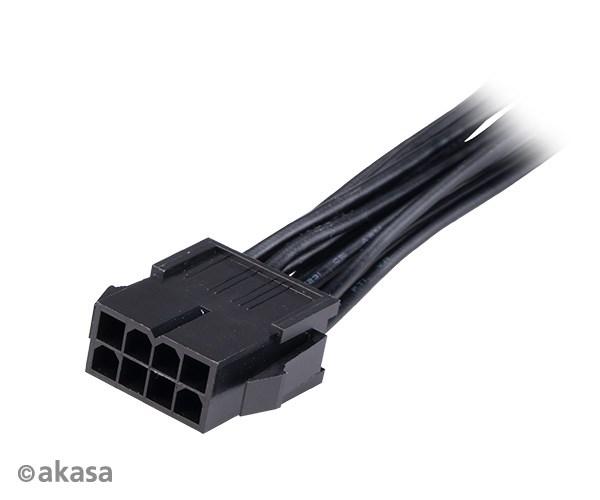 Kábel napájacieho adaptéra AKASA 8-pin na 8+4-pin1
