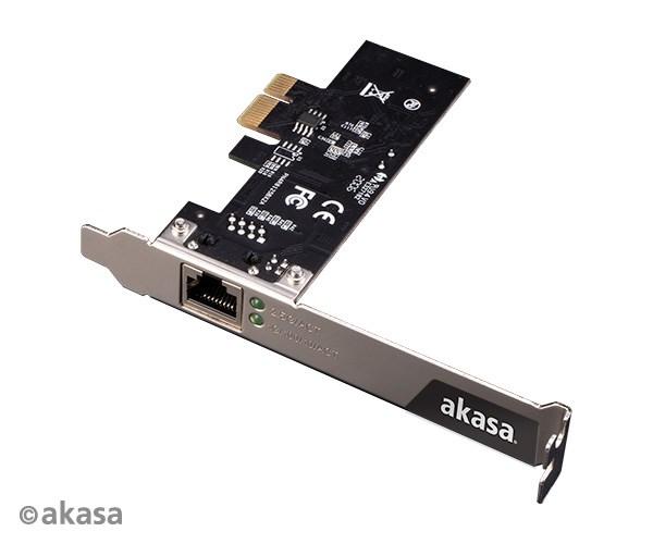 Sieťová karta AKASA,  2.5 Gigabitová sieťová karta PCIe