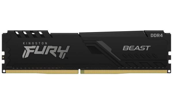 KINGSTON DIMM DDR4 8GB 3200MT/s CL16 FURY Beast Černá