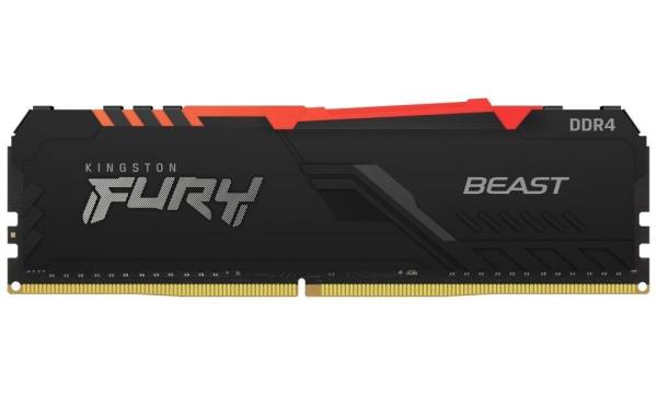 KINGSTON DIMM DDR4 32GB 2666MT/s CL16 FURY Beast RGB2