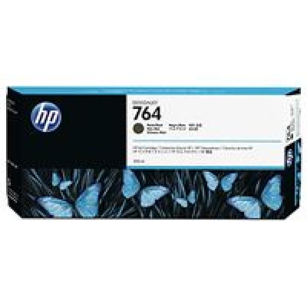 HP 764 Matte Black Ink Cart,  300 ml,  C1Q16A