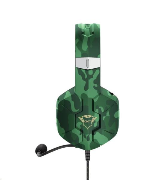 TRUST sluchátka GXT 323C Carus Gaming Headset,  jungle camo3