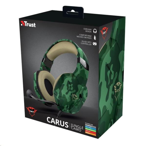 TRUST sluchátka GXT 323C Carus Gaming Headset,  jungle camo6