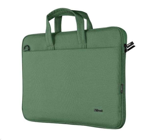 TRUST 16" Bologna Slim Laptop Bag Eco,  zelená