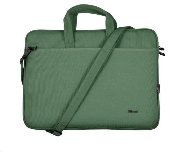 TRUST 16" Bologna Slim Laptop Bag Eco,  zelená1