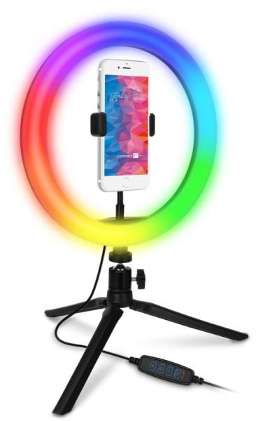 CONNECT IT Selfie10RGB kruhové 10" RGB LED svetlo