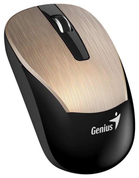 Myš GENIUS ECO-8015/  1600 dpi/  dobíjacia/  bezdrôtová/  zlatá