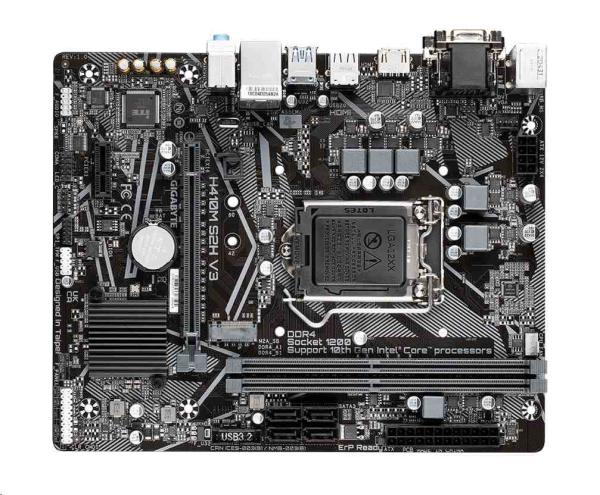 GIGABYTE MB Sc LGA1200 H410M S2H V3,  Intel H510,  2xDDR4,  1xHDMI,  1xDVI,  1xVGA,  mATX2