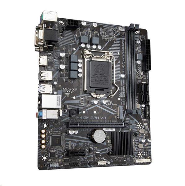 GIGABYTE MB Sc LGA1200 H410M S2H V3,  Intel H510,  2xDDR4,  1xHDMI,  1xDVI,  1xVGA,  mATX0